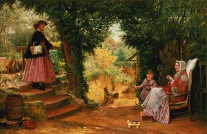 Young Lady Bountiful (olje) av Richard Redgrave
